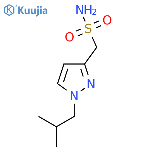 1-(2-methylpropyl)-1H-pyrazol-3-ylmethanesulfonamide structure