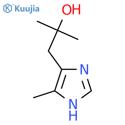 2-methyl-1-(4-methyl-1H-imidazol-5-yl)propan-2-ol structure