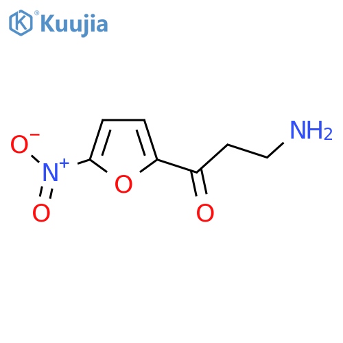 3-amino-1-(5-nitrofuran-2-yl)propan-1-one structure