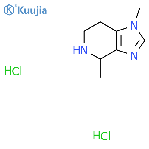 1,4-dimethyl-1H,4H,5H,6H,7H-imidazo4,5-cpyridine dihydrochloride structure