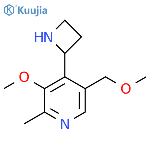 4-(azetidin-2-yl)-3-methoxy-5-(methoxymethyl)-2-methylpyridine structure