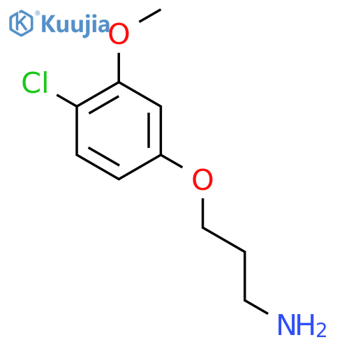 3-(4-chloro-3-methoxyphenoxy)propan-1-amine structure