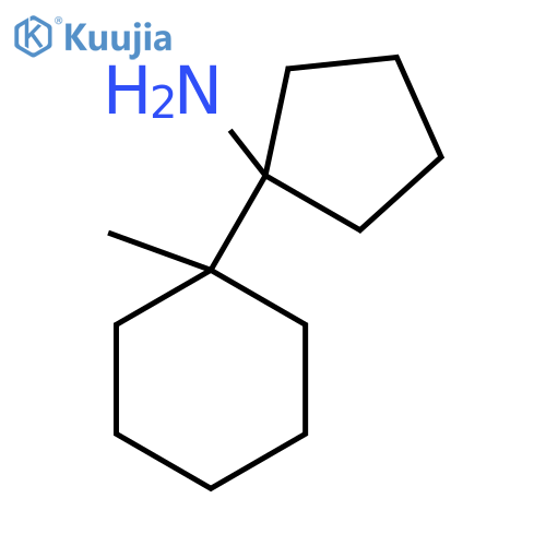 1-(1-Methylcyclohexyl)cyclopentan-1-amine structure