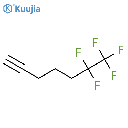 6,6,7,7,7-pentafluorohept-1-yne structure