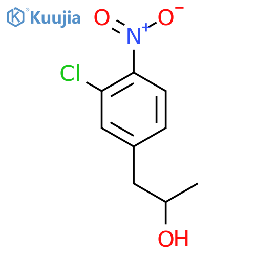 1-(3-chloro-4-nitrophenyl)propan-2-ol structure