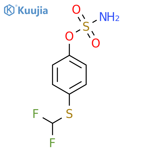 4-(difluoromethyl)sulfanylphenyl sulfamate structure