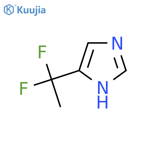 4-(1,1-difluoroethyl)-1H-imidazole structure