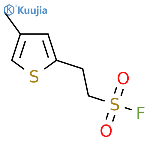 2-(4-methylthiophen-2-yl)ethane-1-sulfonyl fluoride structure