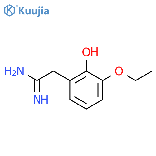 2-(3-ethoxy-2-hydroxyphenyl)ethanimidamide structure