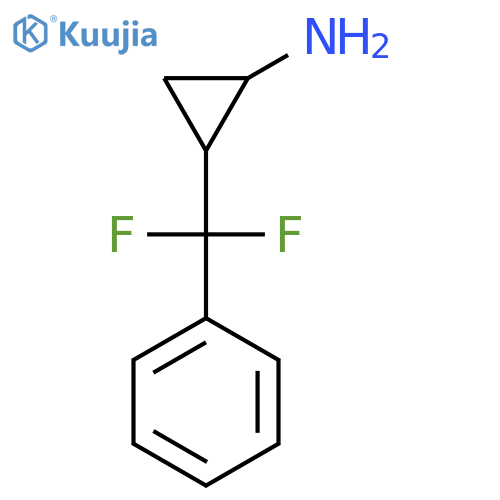 2-difluoro(phenyl)methylcyclopropan-1-amine structure