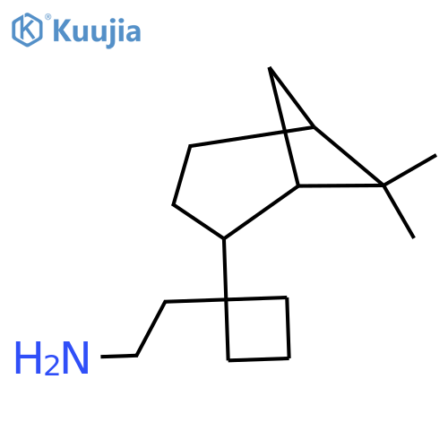 2-(1-{6,6-dimethylbicyclo3.1.1heptan-2-yl}cyclobutyl)ethan-1-amine structure