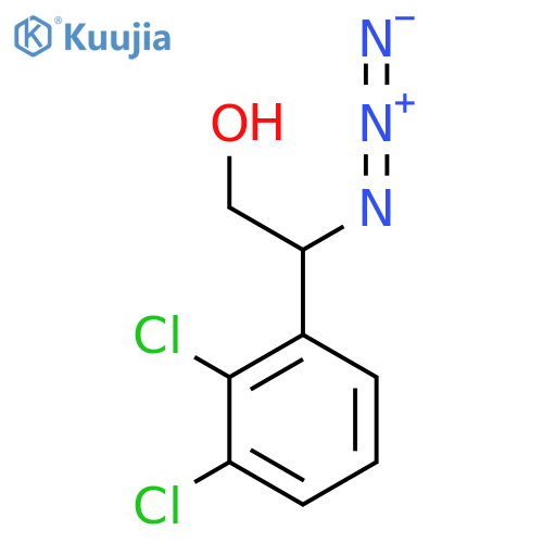 2-Azido-2-(2,3-dichlorophenyl)ethan-1-ol structure