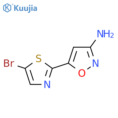 5-(5-bromo-1,3-thiazol-2-yl)-1,2-oxazol-3-amine structure