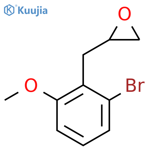 2-(2-bromo-6-methoxyphenyl)methyloxirane structure