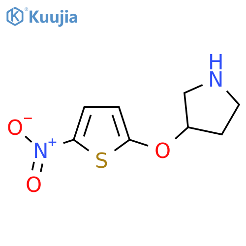 3-(5-nitrothiophen-2-yl)oxypyrrolidine structure