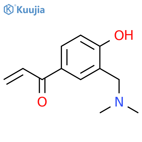 1-{3-(dimethylamino)methyl-4-hydroxyphenyl}prop-2-en-1-one structure