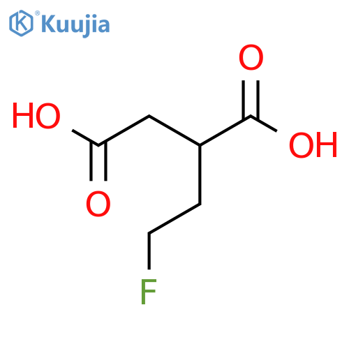 2-(2-fluoroethyl)butanedioic acid structure
