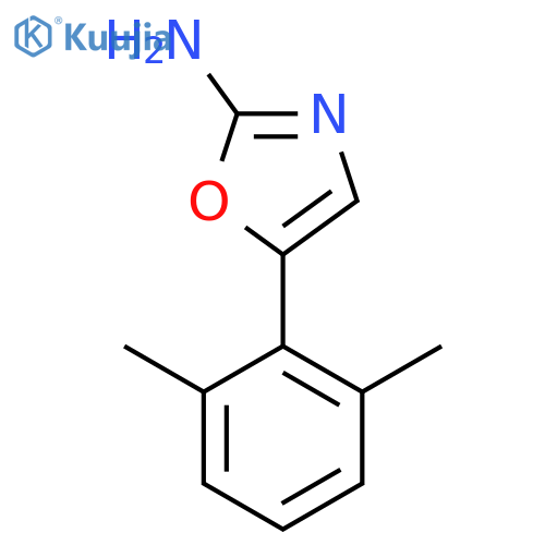 5-(2,6-dimethylphenyl)-1,3-oxazol-2-amine structure