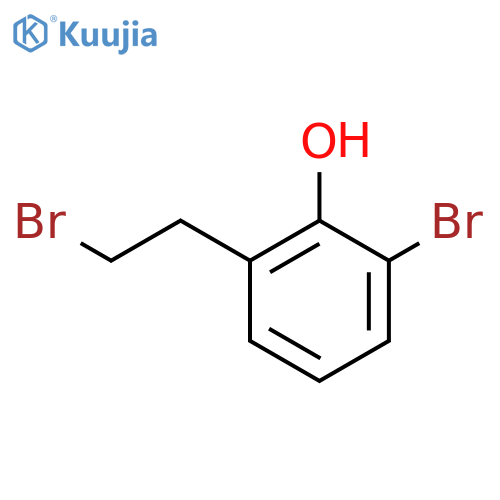 2-bromo-6-(2-bromoethyl)phenol structure