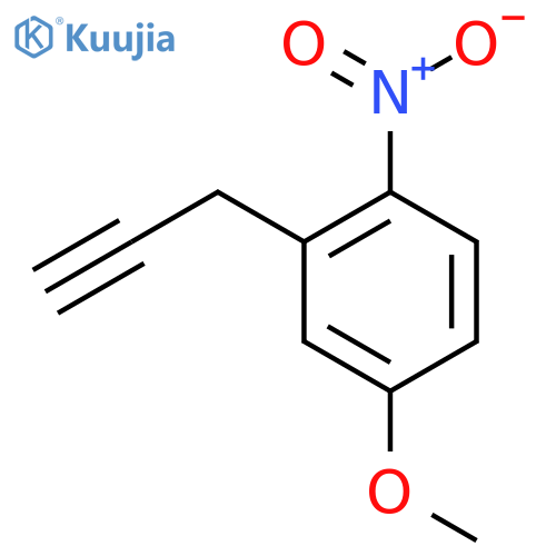 4-methoxy-1-nitro-2-(prop-2-yn-1-yl)benzene structure