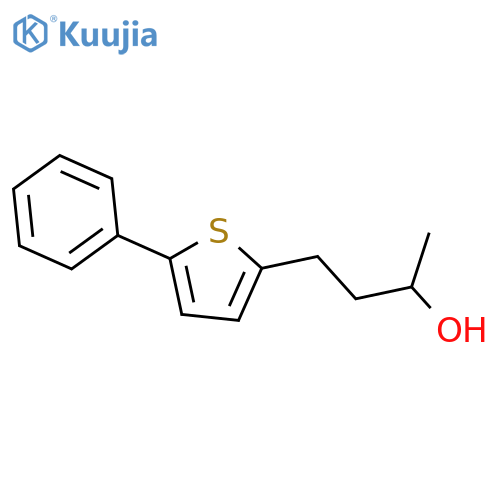 4-(5-phenylthiophen-2-yl)butan-2-ol structure
