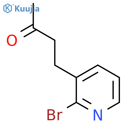 4-(2-bromopyridin-3-yl)butan-2-one structure