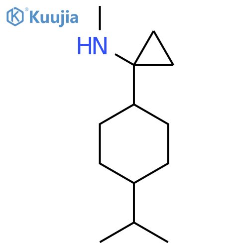 N-methyl-1-4-(propan-2-yl)cyclohexylcyclopropan-1-amine structure