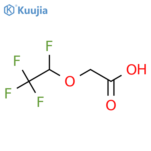 2-(1,2,2,2-tetrafluoroethoxy)acetic acid structure