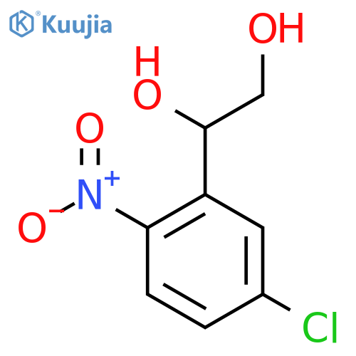 1-(5-chloro-2-nitrophenyl)ethane-1,2-diol structure