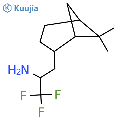 3-{6,6-Dimethylbicyclo[3.1.1]heptan-2-yl}-1,1,1-trifluoropropan-2-amine structure