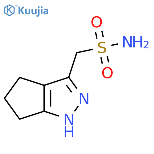 {1H,4H,5H,6H-cyclopentacpyrazol-3-yl}methanesulfonamide structure