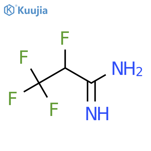 2,3,3,3-tetrafluoropropanimidamide structure