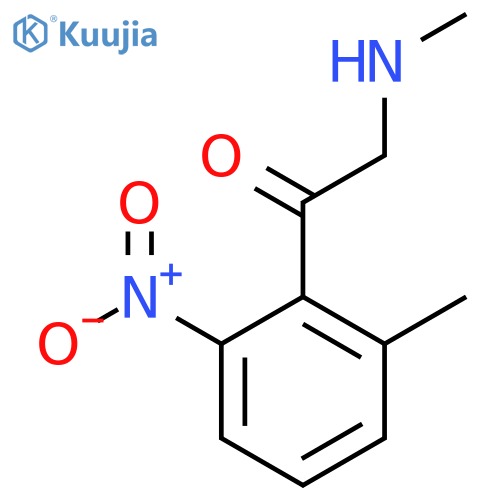 1-(2-methyl-6-nitrophenyl)-2-(methylamino)ethan-1-one structure