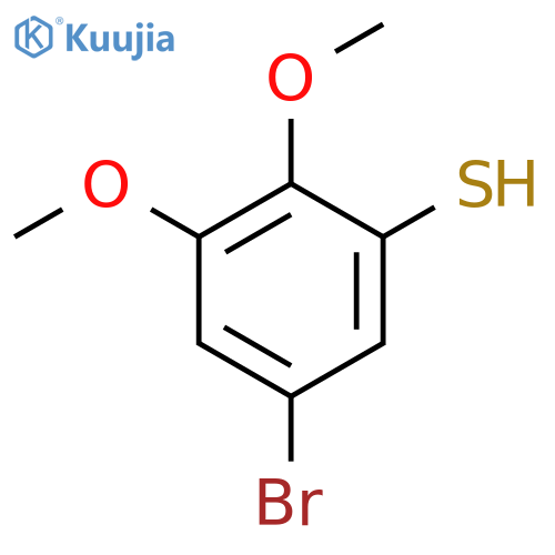 5-bromo-2,3-dimethoxybenzene-1-thiol structure