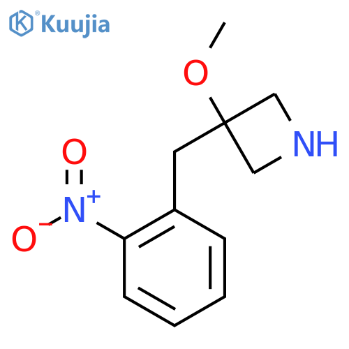 3-methoxy-3-(2-nitrophenyl)methylazetidine structure