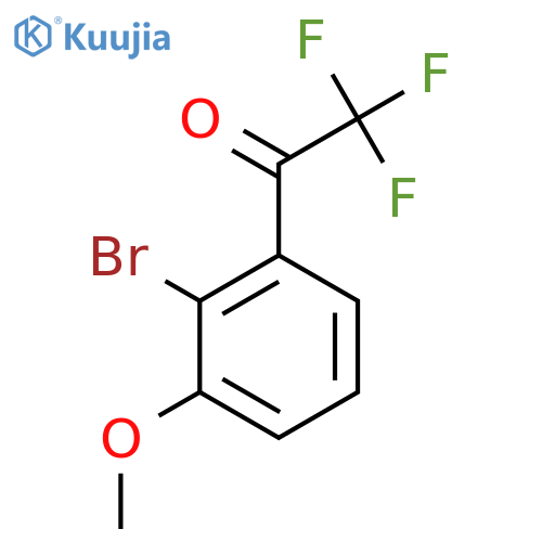 1-(2-bromo-3-methoxyphenyl)-2,2,2-trifluoroethan-1-one structure