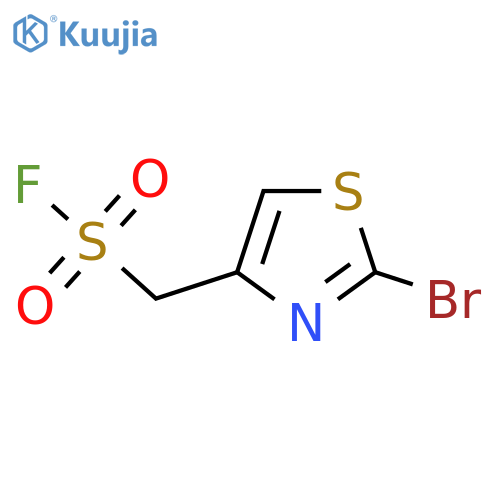 (2-bromo-1,3-thiazol-4-yl)methanesulfonyl fluoride structure