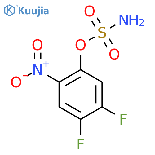 4,5-difluoro-2-nitrophenyl sulfamate structure