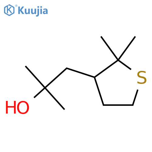 1-(2,2-dimethylthiolan-3-yl)-2-methylpropan-2-ol structure