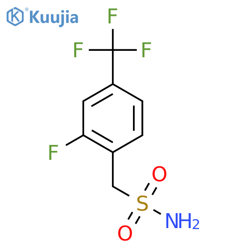 2-fluoro-4-(trifluoromethyl)phenylmethanesulfonamide structure