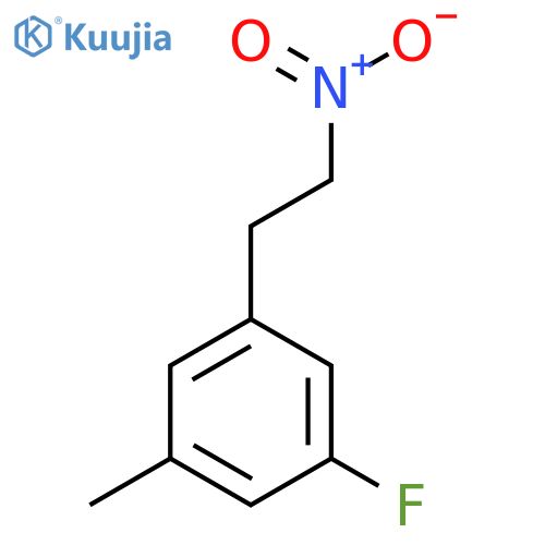 1-fluoro-3-methyl-5-(2-nitroethyl)benzene structure