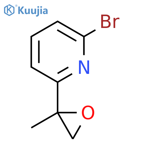 2-Bromo-6-(2-methyloxiran-2-yl)pyridine structure