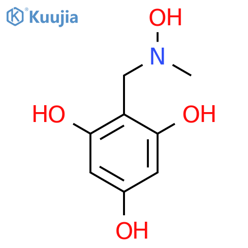 2-{hydroxy(methyl)aminomethyl}benzene-1,3,5-triol structure