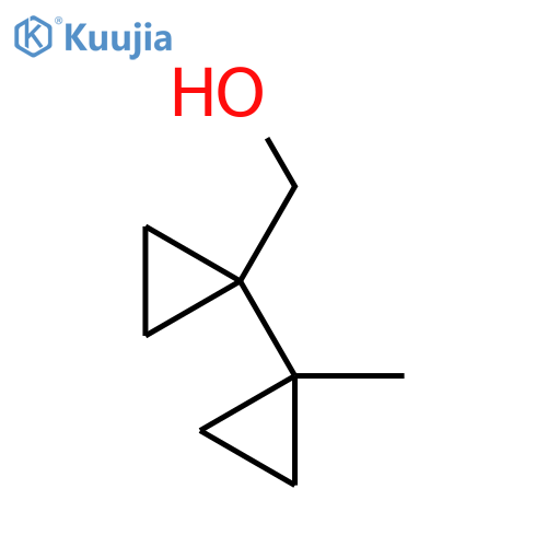 1-(1-methylcyclopropyl)cyclopropylmethanol structure