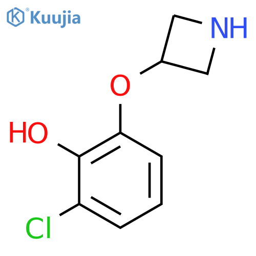 2-(azetidin-3-yloxy)-6-chlorophenol structure