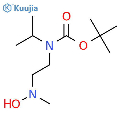 tert-butyl N-{2-[hydroxy(methyl)amino]ethyl}-N-(propan-2-yl)carbamate structure