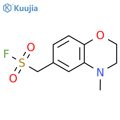 (4-methyl-3,4-dihydro-2H-1,4-benzoxazin-6-yl)methanesulfonyl fluoride structure