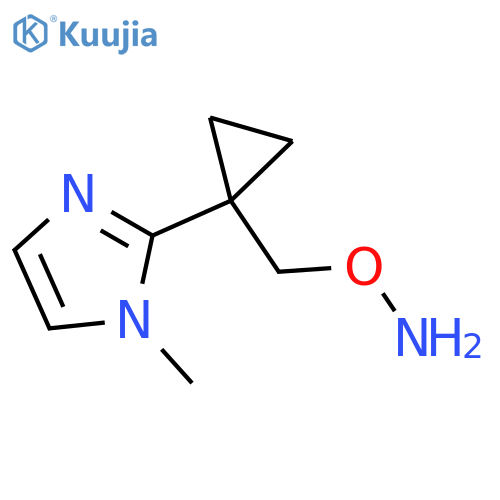 O-{1-(1-methyl-1H-imidazol-2-yl)cyclopropylmethyl}hydroxylamine structure
