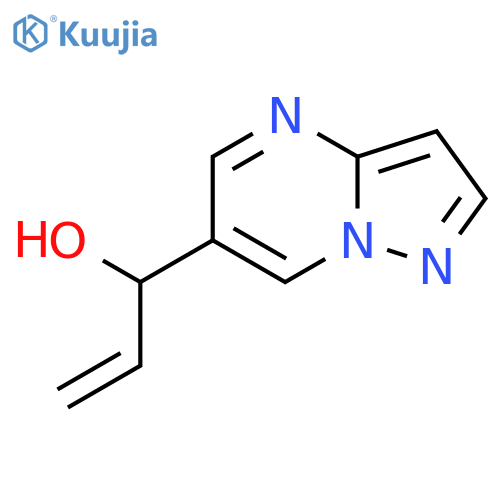 1-{pyrazolo1,5-apyrimidin-6-yl}prop-2-en-1-ol structure