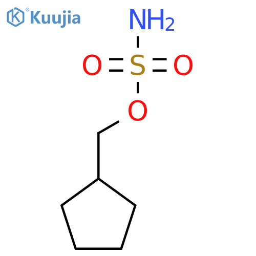 Cyclopentylmethyl sulfamate structure
